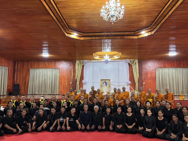 จิตอาสา (งานสอบสวน) ร่วมพิธีสวดพระอภิธรรม เพื่อถวายเป็นพระราชกุศลแด่ สมเด็จพระนางเจ้าสิริกิติ์ พระบรมราชินีนาถ พระบรมราชชนนีพันปีหลวง